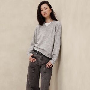 Banana Republic Women’s Cozy V-Neck Sweater